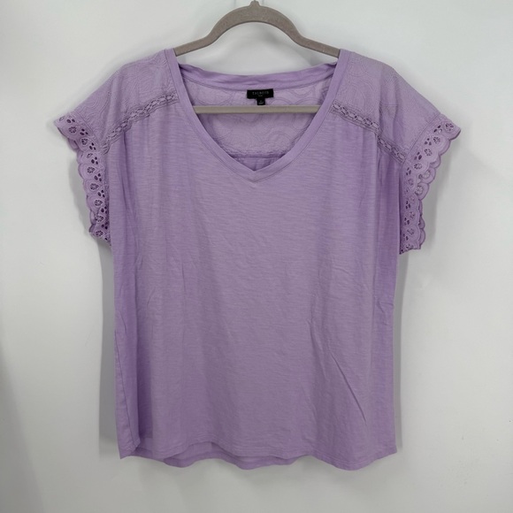 Pull Talbots Rouge Violet Moucheté - Taille Petite (P/PS) - Occasion Très Bon État